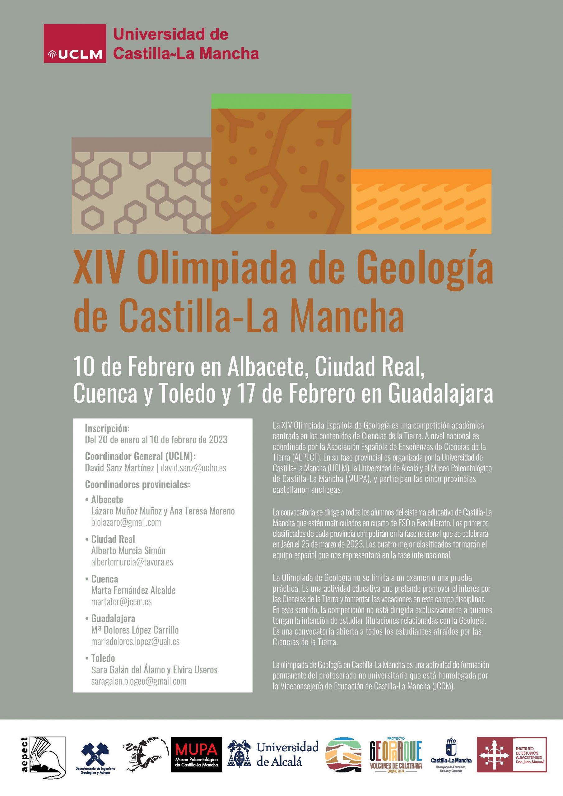 Olimpiadas de Geología de Castilla-La Mancha
